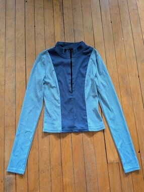 SHEIN Mock Neck Long Sleeve Top